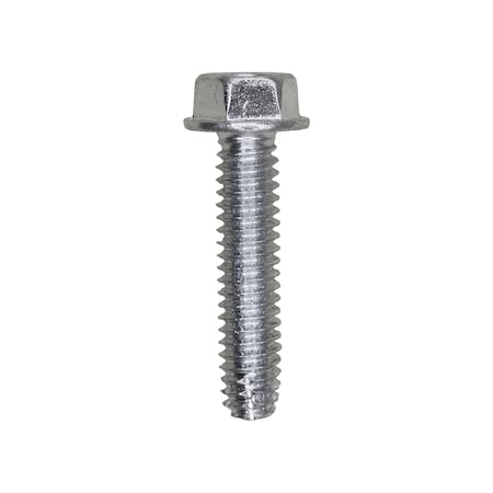 Auveco 12-24 x 1in Indented Hex Washer Head Type F Thread Cutting Screw, 100PK 8439