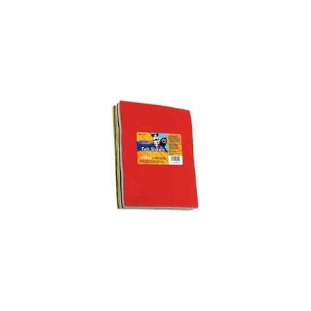 Creativity Street SHEET, FELT, 9X12, 30SH, AST, 7PK 3904