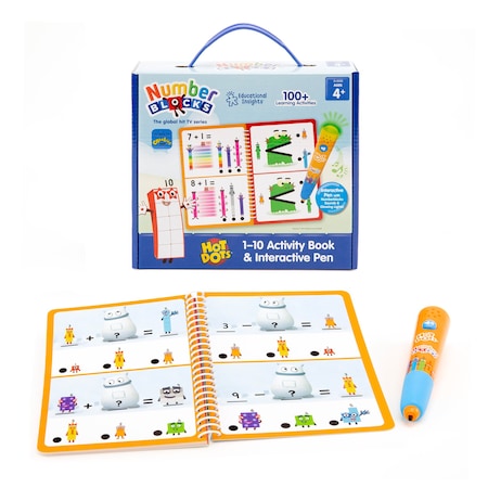 Educational Insights Hot Dots 1-10 Numberblocks Activity Book & Interactive Pen 2550