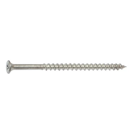Midwest Fastener Deck Screw, #10 x 3-1/2 in, Steel, Flat Head, Phillips Drive M08163