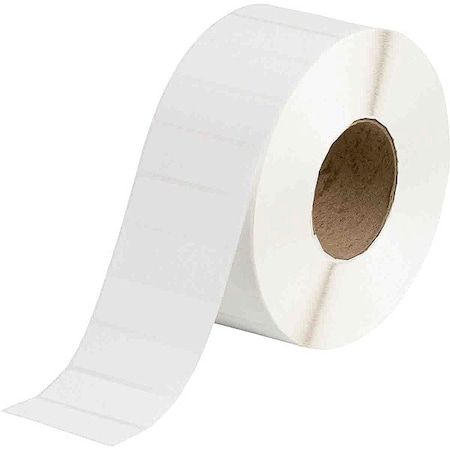 Brady Pre-Cut Label Stock Roll, White, Matte i61-18-402-5.2