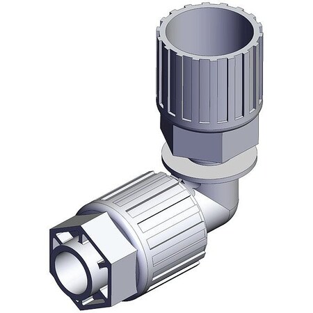 Smc High Purity Tube Fitting, Union, PFA LQ3E4A-S