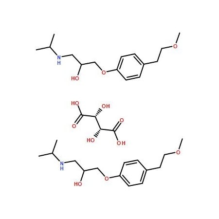 Ak Scientific (+/-)-Metoprolol (+)-tartrate salt (100g), CAS 56392-17-7 2543AH-100g