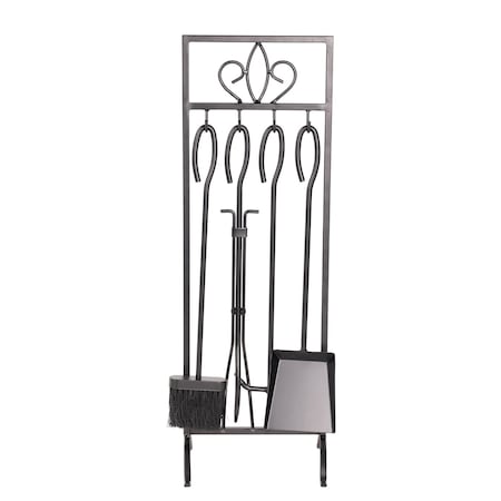 Lavish Home 5-Piece Fireplace Tools Set Fire Tools for Fire Places, Fire Pits, and Woodstoves Indoor/Outdoor 80-FPTS-13