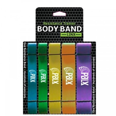 Pblx 20-150 lbs Weight Body Bands Deluxe - 5 Bands PB391523