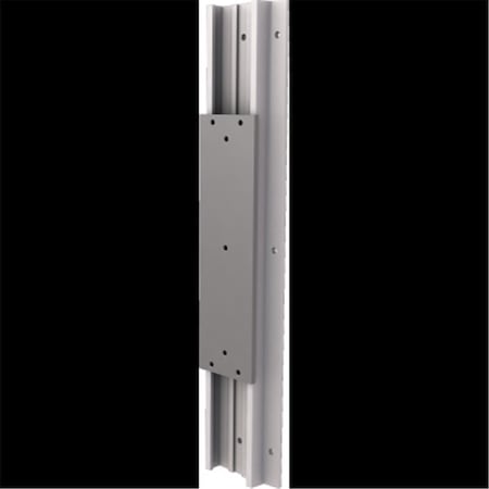 Dynamicfunction Vertical Extrusion Adapter for Medium Articulating Arms - SilverGrey - 14 x 9.5 x 5in. DY2855736