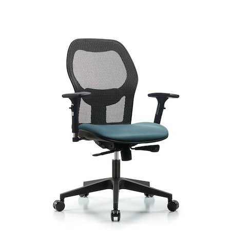 Blue Ridge Ergonomics Vinyl Adjustable Arms BR-EXE-VMDHCH-RG-H0-A2-RC-8822