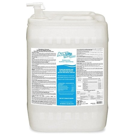 Alpet Surface Sanitizer, 5 gal, Dispensing Tote SS10041