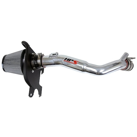 Hps Performance Air Intake Kit with Heat Shield, Polished,  827-633P