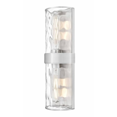 Z-Lite Meridian Brushed Nickel 2 Light Wall Sconce 3053-2SL-BN