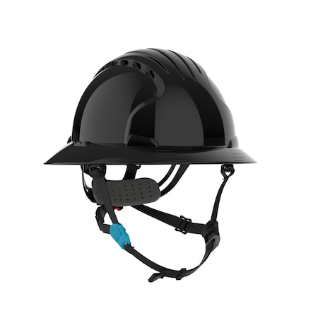 Pip HardHat, FullBrim, JSPEvolution, Black 280-EV6262V-CH-11