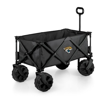 Picnic Time Family Of Brands NFL Jacksonville Jaguars - Adventure Wagon Elite All-Terrain Portable Utility Wagon 741-85-679-154-2