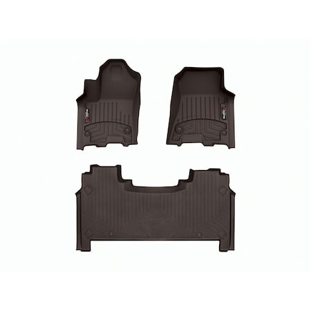 Weathertech Cocoa, Front and Rear Floorliners 4718771-4714283
