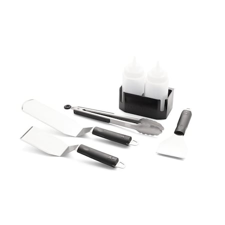Camp Chef Griddle Essential Kit, Stainless Steel Blade, Soft-Touch Handle, 7PK SPSET7