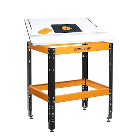Powertec Tool Stand, 400lb Capacity Heavy Duty Router Table Stand with Adjustable leveling feet UT1006CN