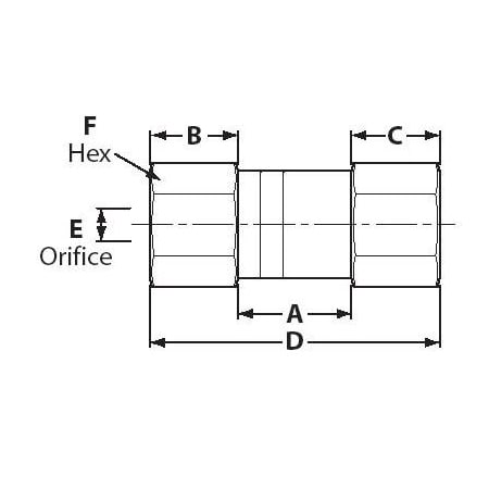 Hoke CVH Series Check Valves - 1/2in FNPT x 1/2in FNPT, 0-6000 PSI, -20 Deg. To 400 Deg. F CVHF8Y21S