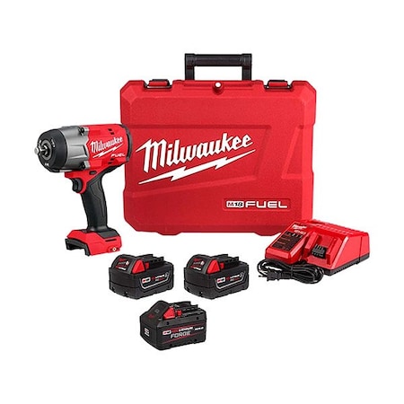 Milwaukee Tool M18 FUEL 1/2" HTIW + M18 FORGE XC8.0 2967-22, 48-11-1881