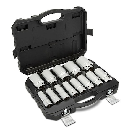 Gearwrench Deep Skt Set mm, 3/4 Dr 13 PC 12 Pt 80847