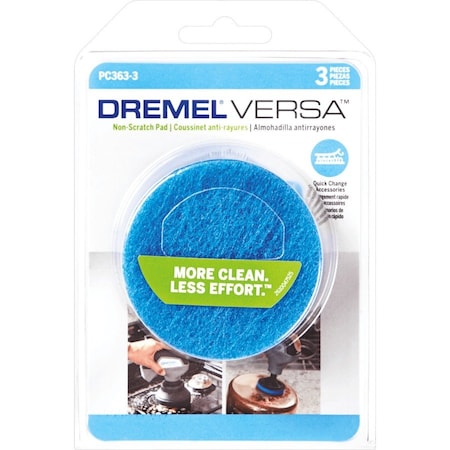 Dremel Cleaning Pad, 2-1/2" Size, PK3 PC363-3