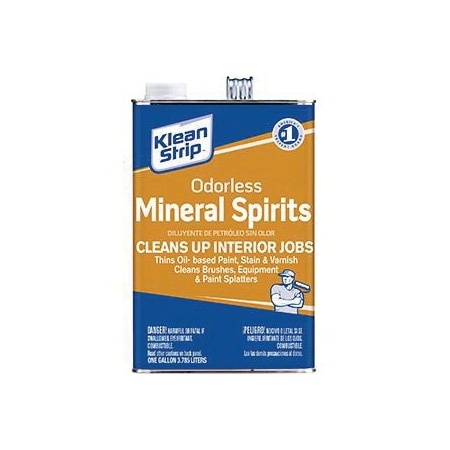 Klean-Strip Automotive Odorless Mineral Spirits, 1 quart Can, Light Yellow QKSP94005