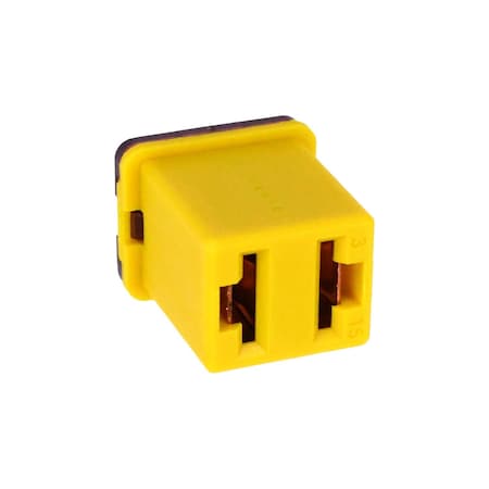 Auveco GM Low Profile 60Amp Fuse- Yellow, 3PK 21476