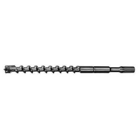 Milwaukee Tool 1-1/4 in. x 36 in. 4-Cutter Spline Rotary Hammer Drill Bit 48-20-4405