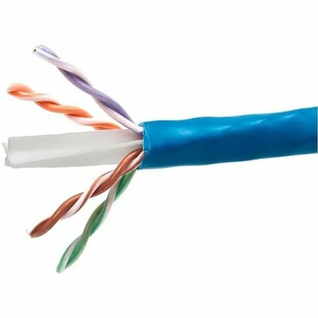 Monoprice CAT6 CMP BULK CABLE - UL 1000FT_ BLUE_ UTP_ SOLID_ 23AWG_ 550MHZ_ PU 44492