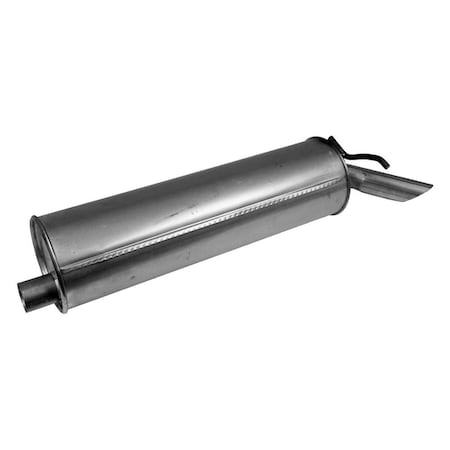 Walker 21512 Quiet-Flow Stainless Steel Round Aluminized Exhaust Muffler for 2003-2007 Saturn Ion W22-21512