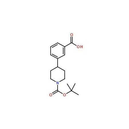 Ak Scientific 3-(1-(tert-Butoxycarbonyl)piperidin-4-yl)benzoic acid (250mg), CAS 828243-30-7 W8642-250mg