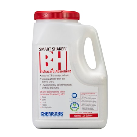 Chemsorb BH - Biohazard Absorbent, 1.25 Gallon Shaker SP80BH-SHK164