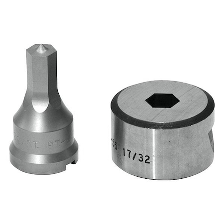 Edwards Hex Punch & Die Set ED9-PDH15/32