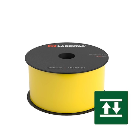 Labeltac High-Tack Label Supply 2.5in x 75ft LT4/LTPX, Yellow LT2501HK