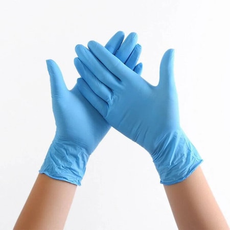 Approved Vendor Disposable Gloves, Exam Grade, 3.5 mil Palm, Nitrile, Powder-Free, Blue, XXL, 1000PK NitrileExam2XLC