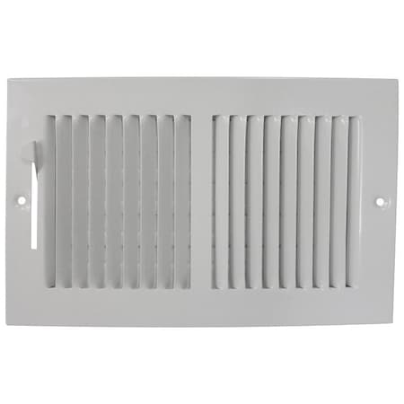 Prosource Register Baseboard Wht 10X6In BB10X6W