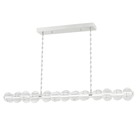 Hudson Valley Lighting Lindley 1 Light Linear 50 In. Polished Nickel 1950-PN