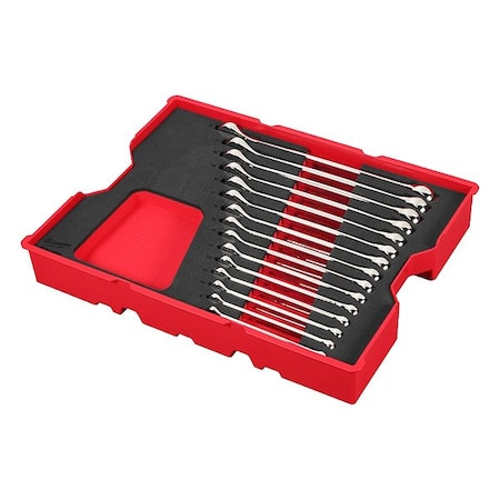 Milwaukee Tool Combo Wrenches w/Foam 48-22-0154