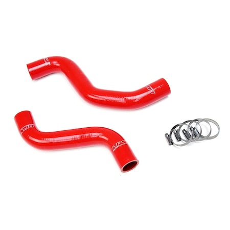 Hps Performance High Temp Reinforced Silicone Radiator Coolant Hose Kit, Red,  57-1840-RED