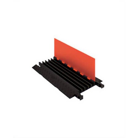 Justrite 5-Channel Guard Dog ADA Cable Protector, 1.25 in, OB GD5X125-O/B