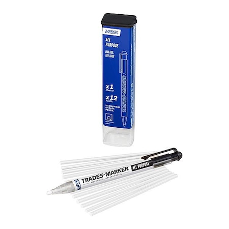 Markal Trades-Marker All-Surface Marker, White 96130