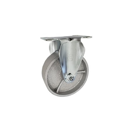 Service Caster 4 Inch Semi Steel Wheel Rigid Top Plate Caster SCC-20R414-SSS
