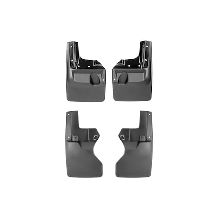 Weathertech Black, No Drill MudFlaps 110097-120172