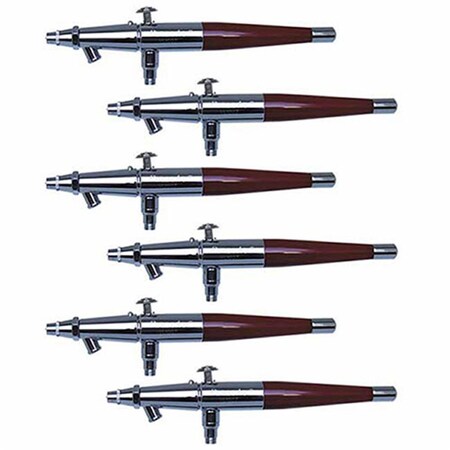 Paasche 0.74 mm Double Action Airbrush with Medium Head for VL, 6PK VL-6P
