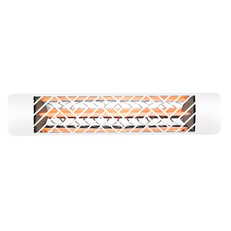 Eurofase 304 SS 39in Single Element 2500W 480V Heater, White, Chevron Decor Plate EF25480W1