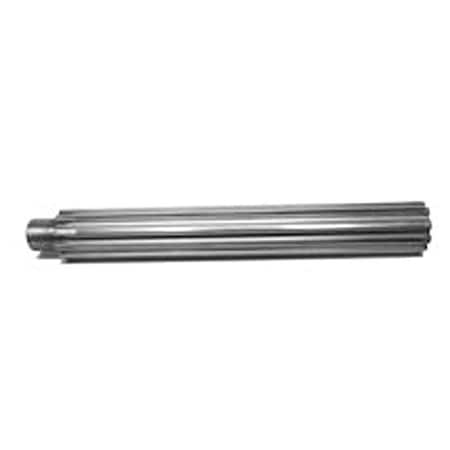 Zoro Select TimingPulleyBarStock, Aluminum, L9in 12L-PS8A