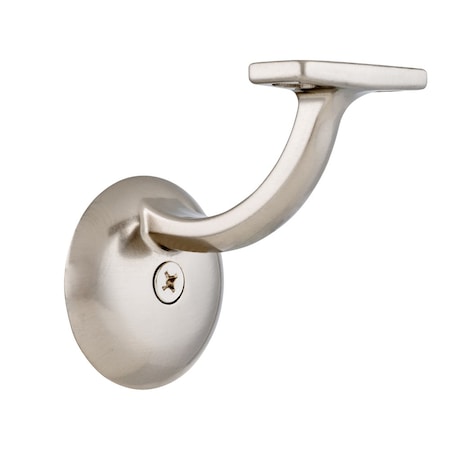 Geo 2-3/16" x 3-1/4" Jumbo Heavy Duty Handrail Bracket Satin Nickel Finish GBH-HBJ3-SN