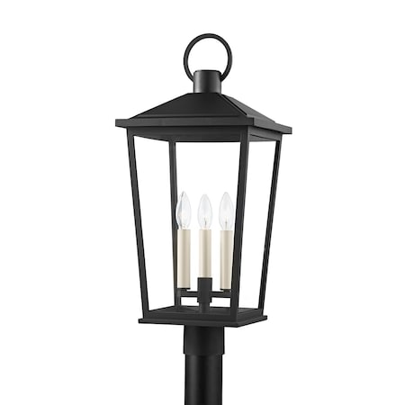 Troy Lighting Soren 3 Light Post 11 In. Textured Black P8921-TBK