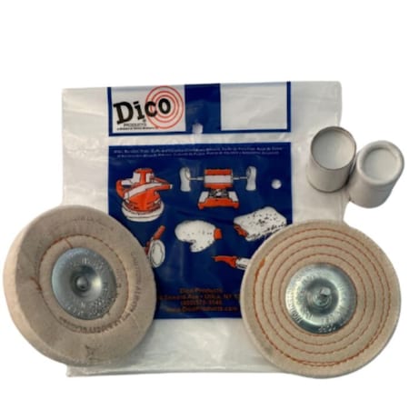 Dico Hard Metals Buffing Kit, DICO Series 7500012