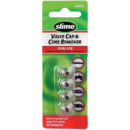 Slime Tire Valve Cap, Brass 22052