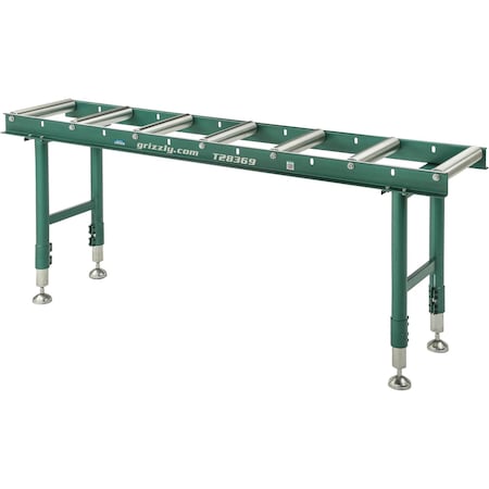 Grizzly 14" x 78" Heavy-Duty Roller Table T28369
