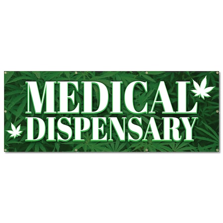 Signmission Medical Dispensary, 36 Inch, Banner B-96-30402